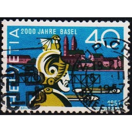 Switzerland. 1957 40c S.G.579 Used