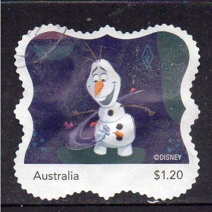 2023, DISNEY'S 'FROZEN', USED SELF-ADHESIVE STAMP MYSTAMP. 21/22