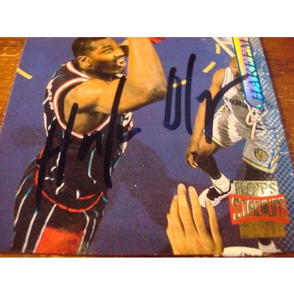 1997 Stadium Club. Autograph Card, HAKEEM OLAJUWON, w/COA, Rockets