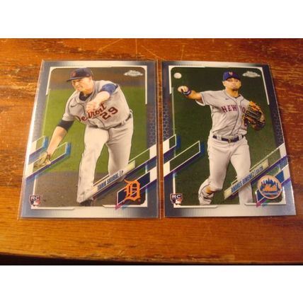 2021 Topps Chrome, 6-Rc Cards, SKUBAL/MIZE, ++