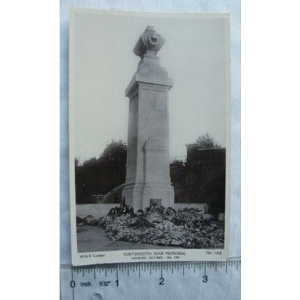 vintage postcard Portsmouth War Memorial ref.1