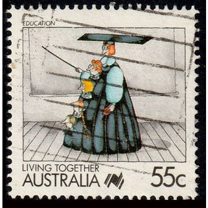 Australia 1988 Living Together 55c Used Stamp .