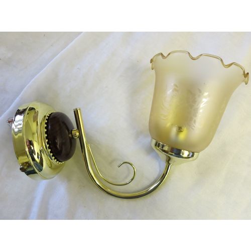Wall Lamp Brass 60 Watt BC Fitting 430/9817
