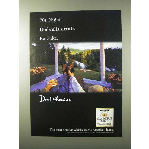 1995 Canadian Mist Whisky Ad - 70's Night Karaoke