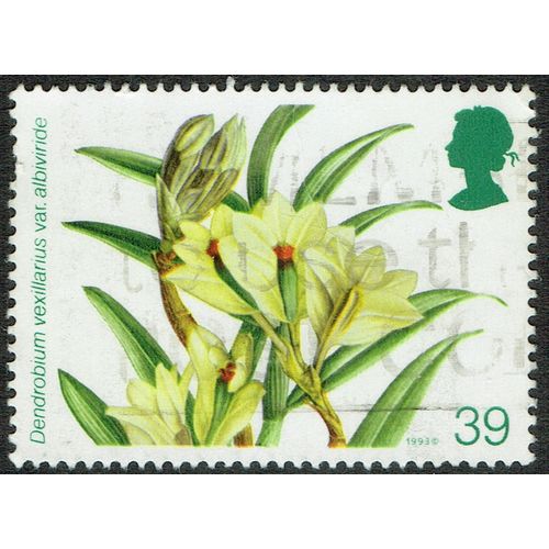1993 14th World Orchid Conference 39p Multicoloured SG1663 GU