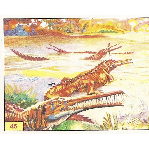 Panini's Dinosaurs Sticker Collection - Sticker No. 45