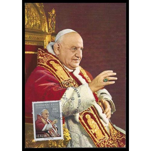 Vatican Papal Pope 1963 Maximum Card Italy