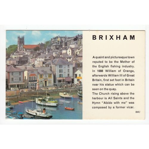 Brixham Devon Postcard B9U