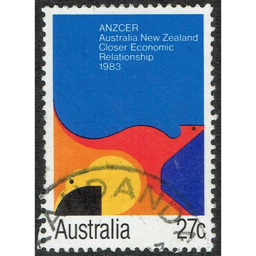 Australia 1983 Closer Economic Agreement Relationship 27c Multicoloured SG881 FU