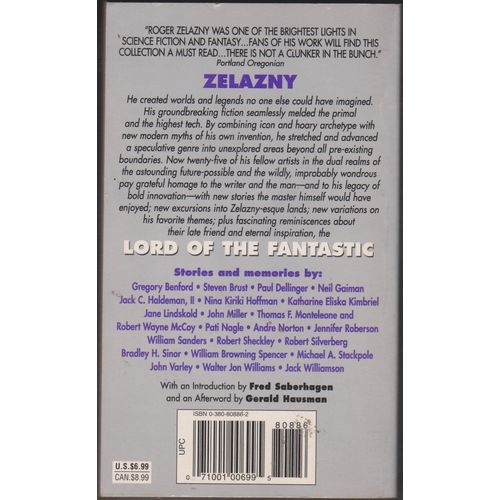 Lord of the Fantastic edited Martin Greenberg Stories in honour of Roger Zelazny