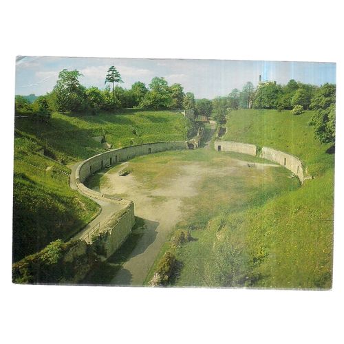 AMPHITHEATRE, TRIER, GERMANY used postcard 1971 postmark =