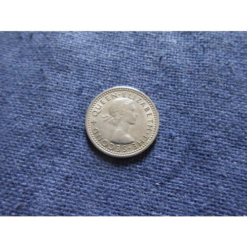 1960 NEW ZEALAND THREEPENCE COIN.