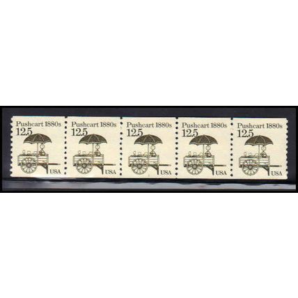 2133 12.5c Pushcart Very Fine MNH Dry Gum PNC 1/5 X2251