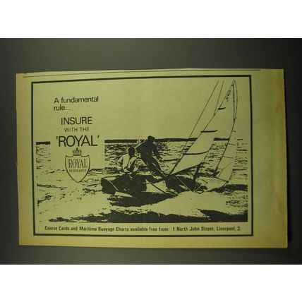 1968 Royal Insurance Ad - A fundamental rule
