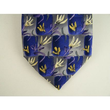 Jerry Garcia Tie Necktie Collection Fifteen Pine and Rock Blues Yellows Purples