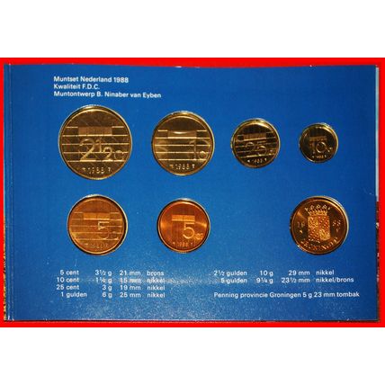 BEATRIX (1980-2013): NETHERLANDS ★ SELECT MINT SET 1988★LOW START★NO RESERVE