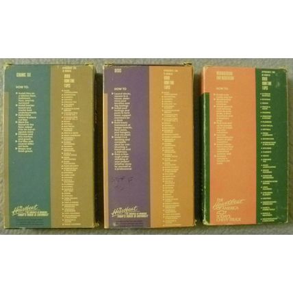 LOT OF 3 HOMETIME CERAMIC TILE DECKS & WEATHERIZATION INSULATION VHS VIDEOTAPES