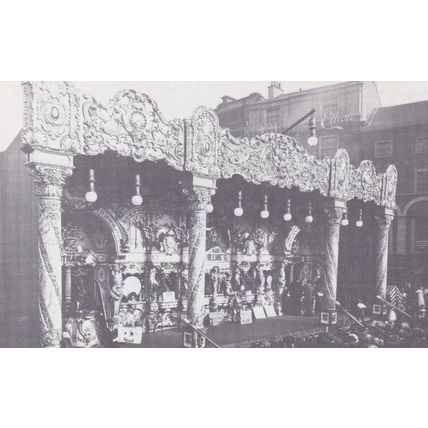 Goose Fair in 1908 Entrance Nottingham Antique View Council Postcard