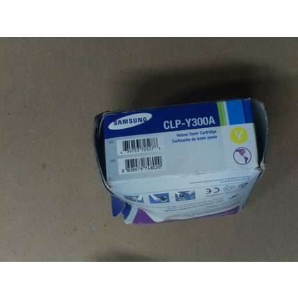 Samsung CLP-Y300A Yellow Toner Cartridge CLP-300 Genuine New Sealed Box