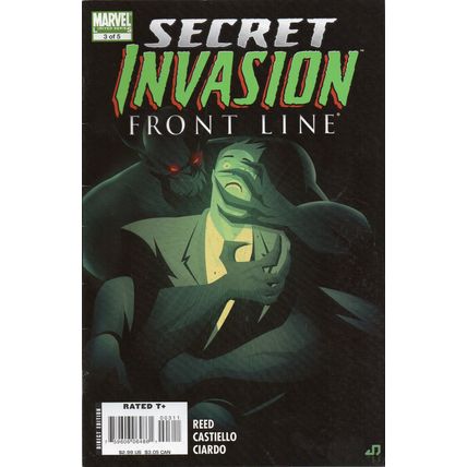 SECRET INVASION: FRONT LINE #3 - MARVEL COMICS (2008)