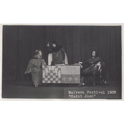 Joan Of Arc Play at Malvern 1938 Festival Old Postcard