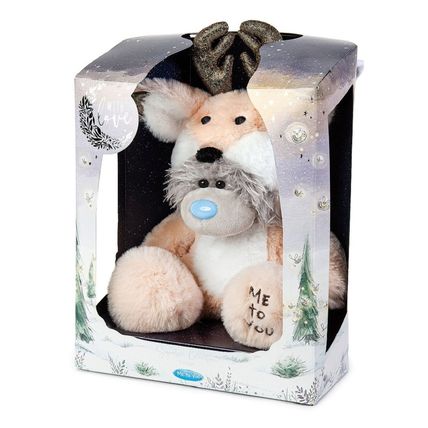 Me to You 9" Bear Wearing Reindeer Costume