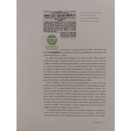 SIGNED FIRST 1st EDITION THE SUNFLOWERS ARE MINE STORY OF VAN GOGH'S MASTERPIECE