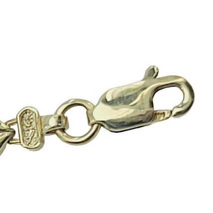 Heart Dolphin Quince Anos Sweet 15 Años 8.3" Bracelet Multi Tone Real 14K Gold