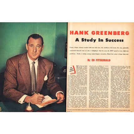 Mag: Mar 1951 Sport ~ Hank Greenberg, Boston Braves, Movie Ad "THE THING"