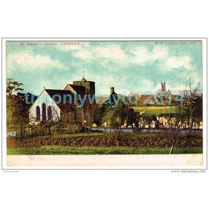 ST MARTINS CHURCH, CANTERBURY, KENT, ENGLAND, c1900/10s?, Postcard