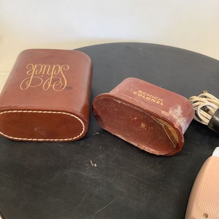 Vintage Lady Schick Electric Razor Shaver Pink, W Case And Cord WORKING B11