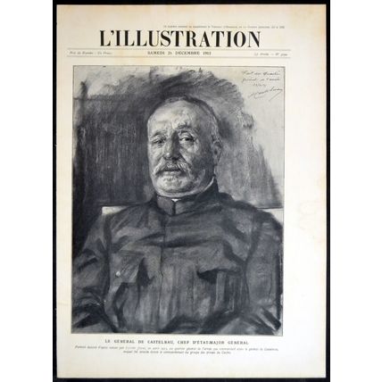 GENERAL DE CASTELNAU, CHIEF OF THE GENERAL STAFF 1915 Lucien Jonas WORLD WAR I