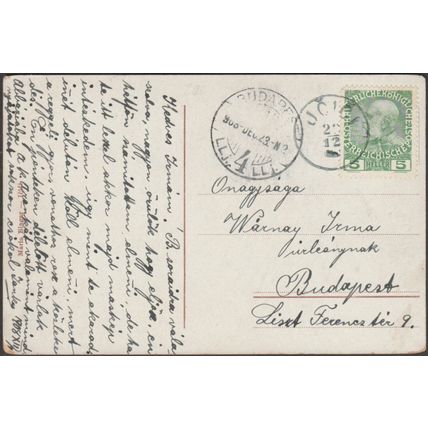 Opći Pogled, Ičići, 1917 - Maria Blagar Razglednica