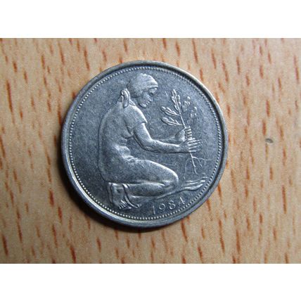 1984j 50 Pfennig Germany Coin