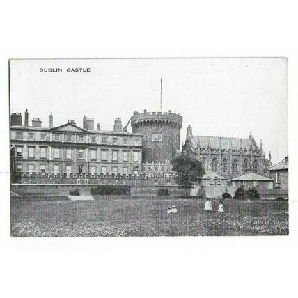 Dublin Castle, Ireland. Valentines Bromotone Series, Postcard.