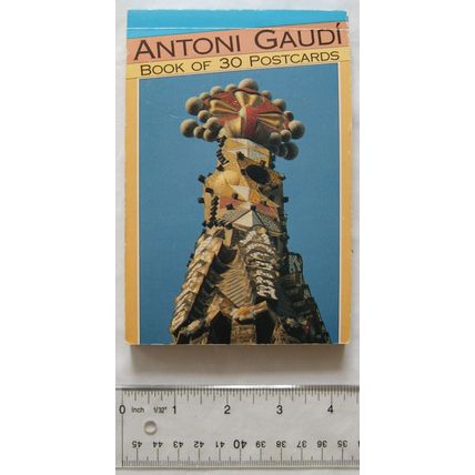 1990 Book of 30 Postcards - Antoni Gaudi - Barcelona