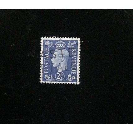 BRITISH STAMP - VINTAGE BLUE 2 1/2d - GEORGE VI - RARE. #BRI/02