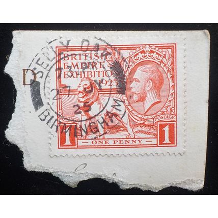 BRITISH EMPIRE EXHIBITION STAMP 1925 - ONE PENNY - GREAT CLARITY. #BRI/01