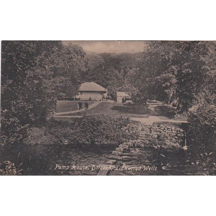 B886 LLANWRTYD WELLS - DOLCOED -PUMP HOUSE PRINTED POSTCARD