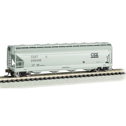 Bachmann USA 17557 ACF 56' 4-Bay Center-Flow Hopper CSX #256436 N Gauge - NEW