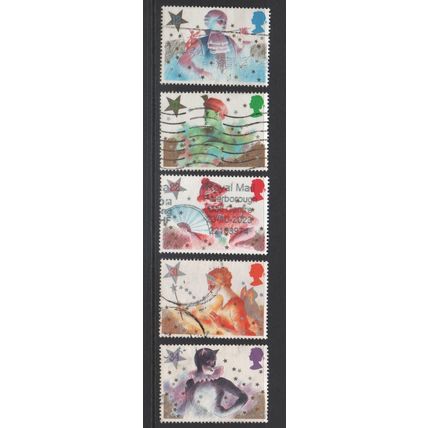 LOT#425 – GB QEII 1985, CHRISTMAS “PANTOMIME CHARACTERS” STAMP SET, GOOD USED