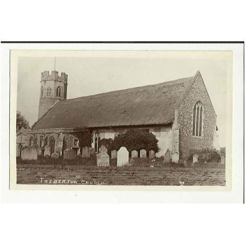 Suffolk THEBERTON Church Postcard (920)