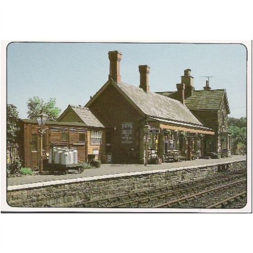 Highley Station, Shropshire - Severn Valley Railway - postcard