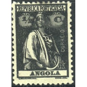 Angola 1914 - SG297 - ½c black - Ceres - MH 2