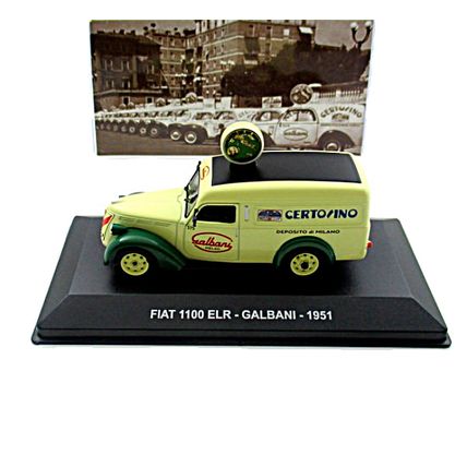 FIAT 1100 ELR VAN GALBANI YEAR 1951 ALTAYA SCALE 1:43 DIECAST VAN MODEL
