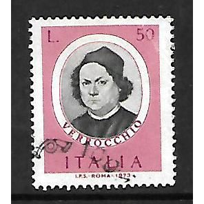 ITALY 1973 ITALIAN PAINTERS 50L VERROCCHIO SG 1373 FINE USED