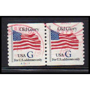Used 2890 32c G Old Glory Very Fine CNP Left A5427 PA1599