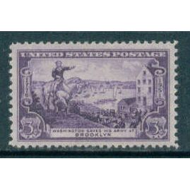 1003 3c Battle of Brooklyn Fine MNH MA0096