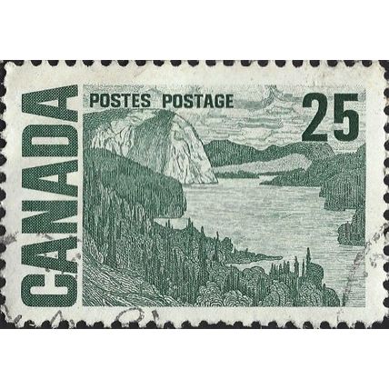 CANADA, Solemn Land by J.E.H. MacDonald, green 1967, 25c