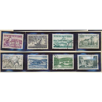 Finland Stamps Scott #398 To 415, Used
